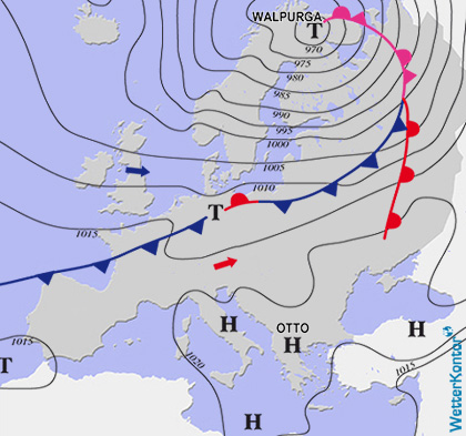Aktuelle Wetterlage am 30.09.2016