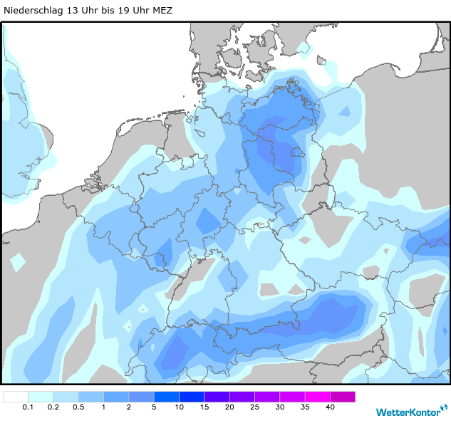 Niederschlag Deutschland