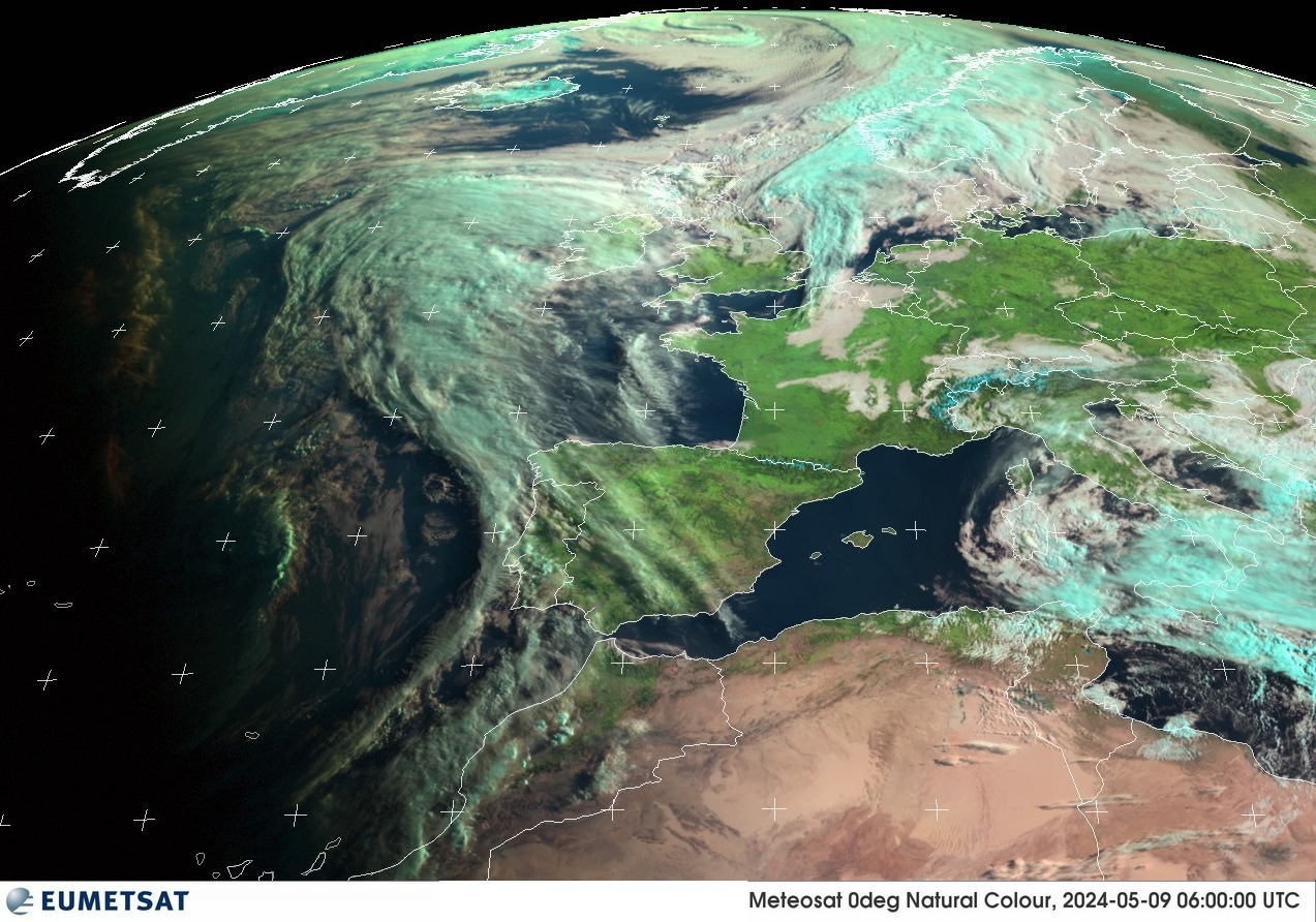 Satellitenbild Europa