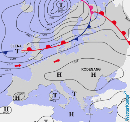 Aktuelle Wetterlage am 20.09.2018