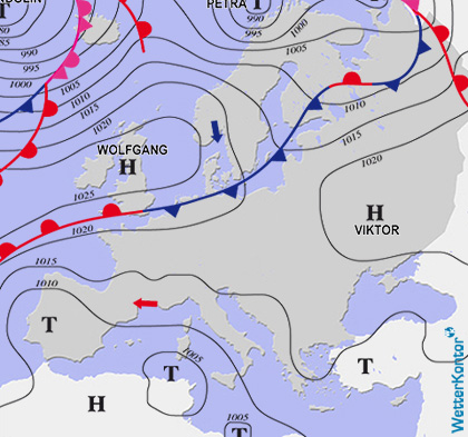 Aktuelle Wetterlage - WetterKontor