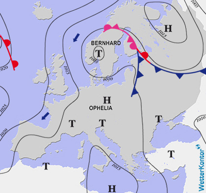 Aktuelle Wetterlage am 24.05.2019
