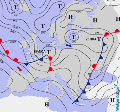 Aktuelle Wetterlage am 27.02.2020
