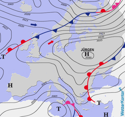 Aktuelle Wetterlage - WetterKontor