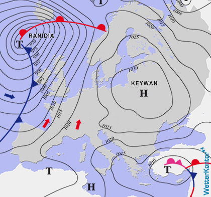 Aktuelle Wetterlage am 05.04.2020