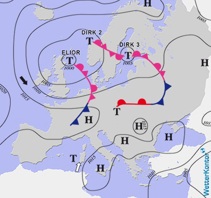 Aktuelle Wetterlage am 28.07.2021