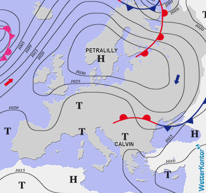 Aktuelle Wetterlage am 25.09.2025