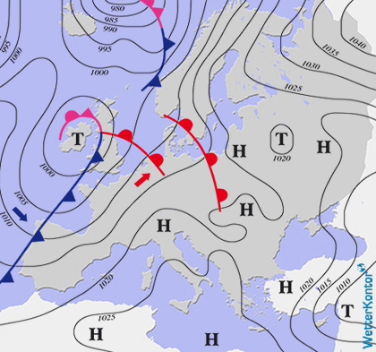 Aktuelle Wetterlage am 13.01.2026