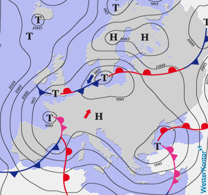 Conditions météorologiques 13.02.2026