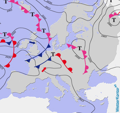 Aktuelle Wetterlage am 31.05.2026