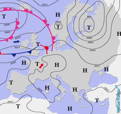 Aktuelle Wetterlage am 17.06.2026