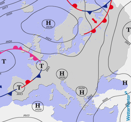 Aktuelle Wetterlage am 14.07.2026