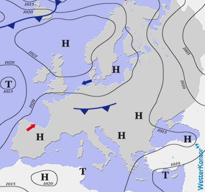 Aktuelle Wetterlage am 15.07.2026