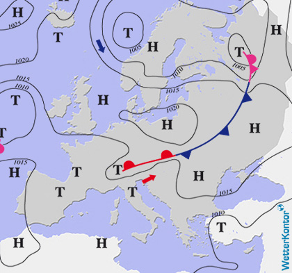 Aktuelle Wetterlage am 02.08.2026